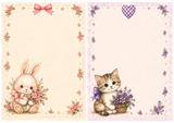 Vintage Cute Letter Paper Set – 20 Sheet