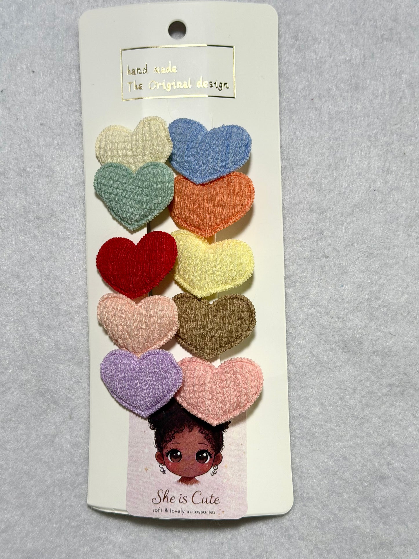 Sweet Heart Clips Set πβ¨