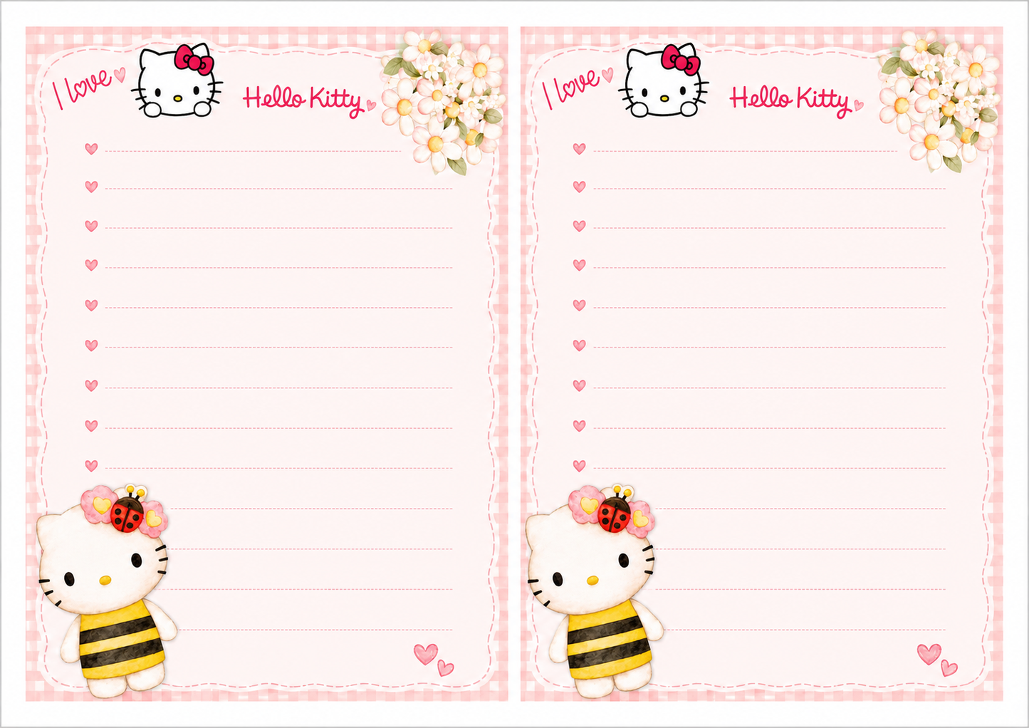 ✨ Retro 90s Kitty Letter Paper Set ✨