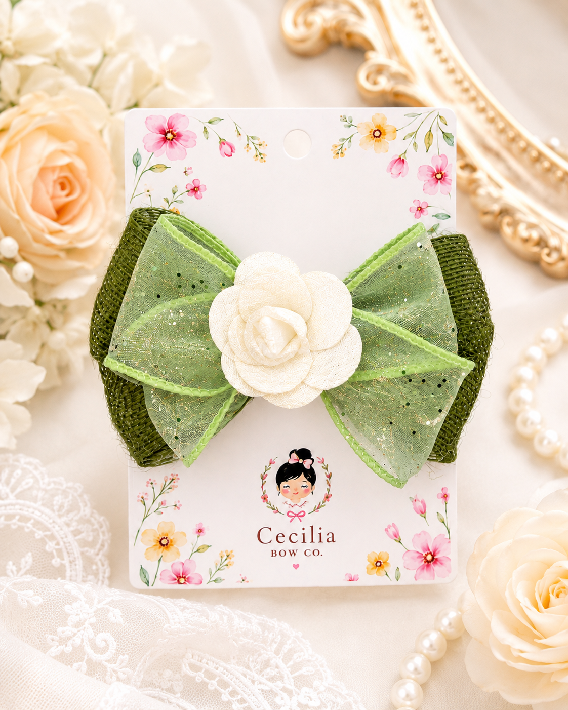 Rose Garden Bow 🌹