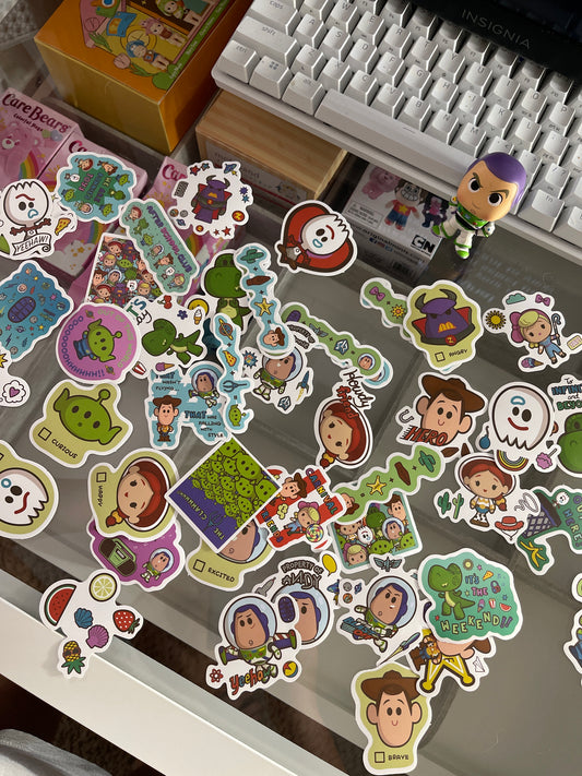Toy Story-Inspired Sticker Pack ✨🚀50 pcs