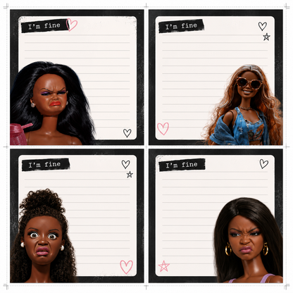 Notepads Funny doll