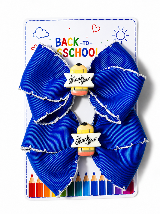 Back to School Pencil Bow