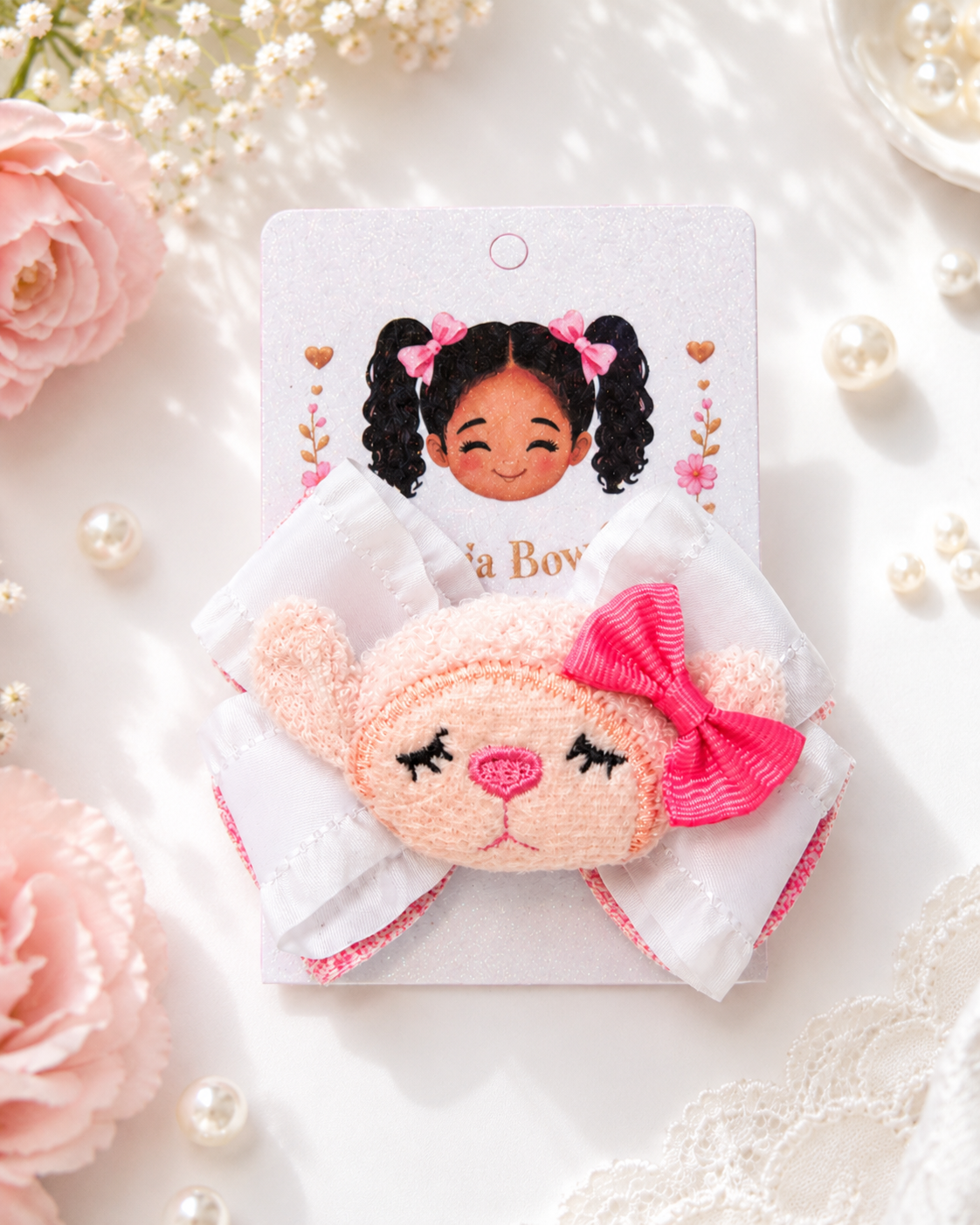 Sweet Little Lamb Boutique Hair Bow