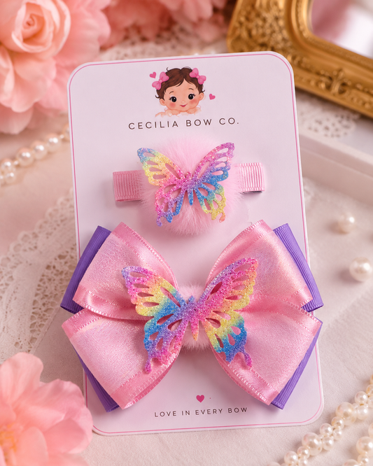 🦋 Butterfly Dreams Hair Accessory Set