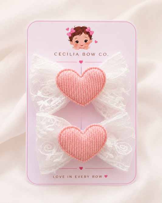 Sweetheart Lace — Set of 2 Bows