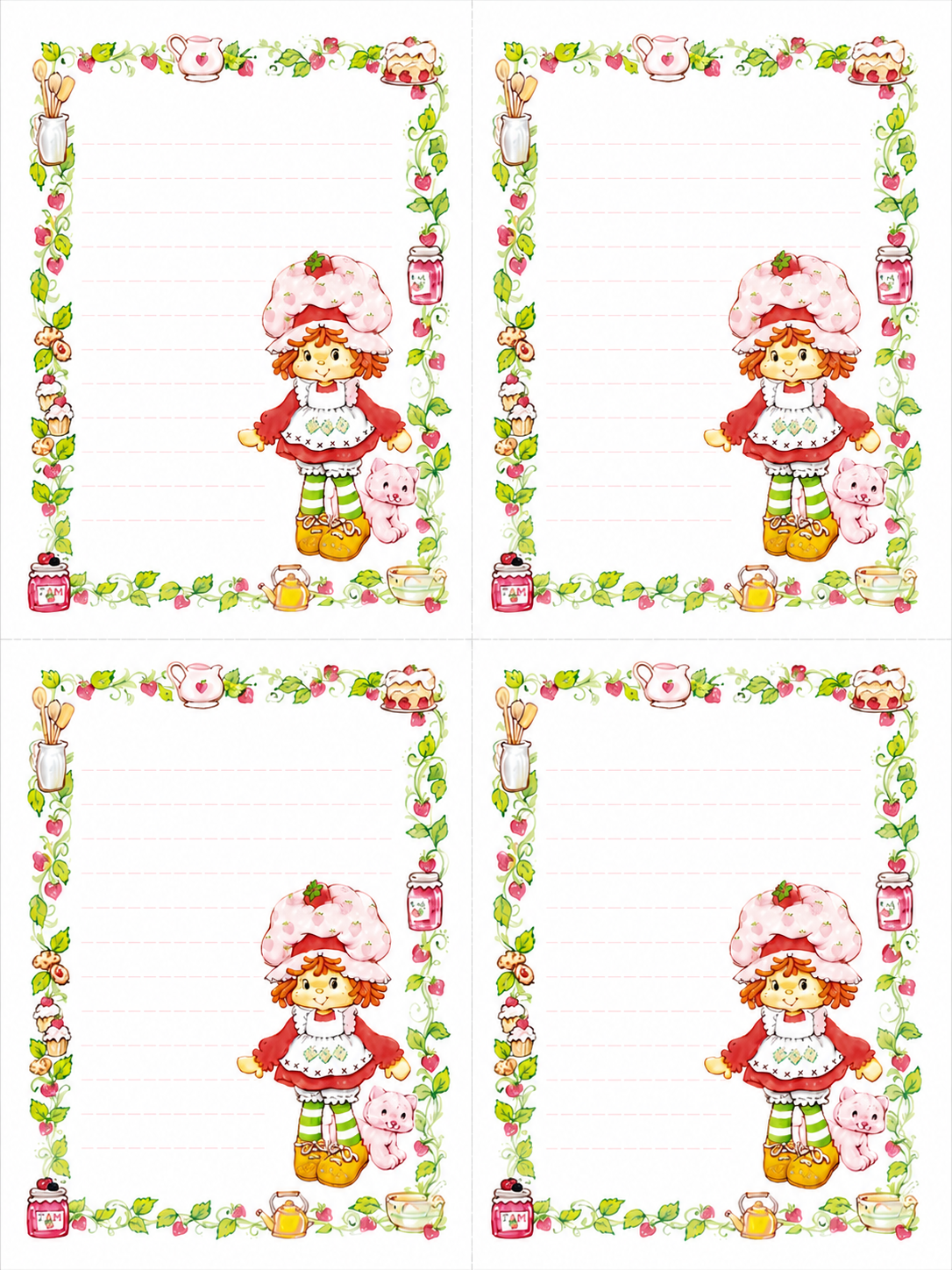 Sweet strawberry notepad 🍓