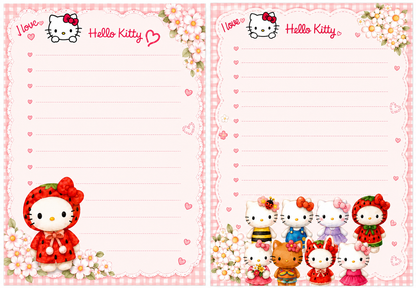 ✨ Retro 90s  Kitty Letter Paper Set ✨