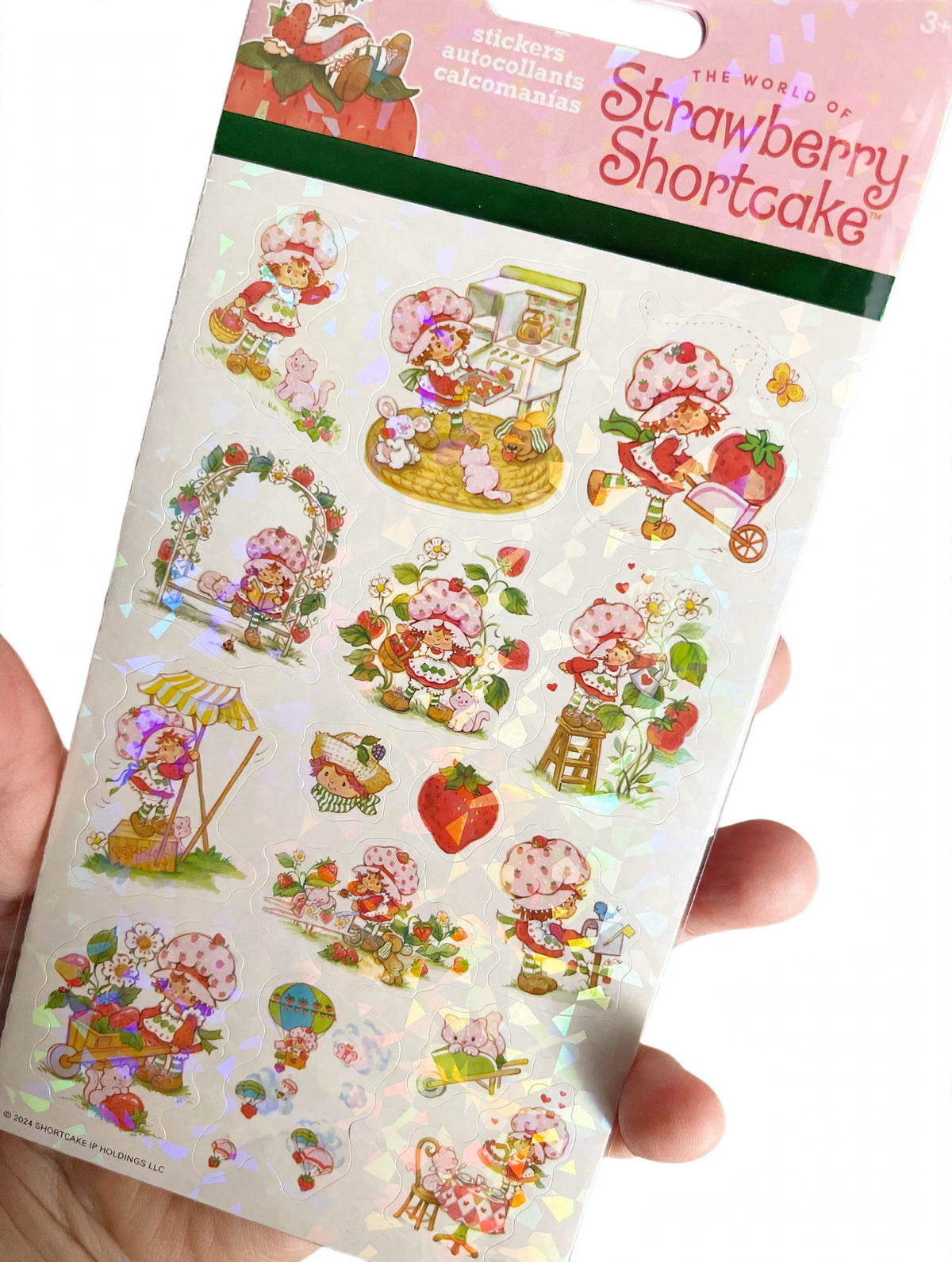 Strawberry Shortcake Sticker Set – 4 Sheets 🍓