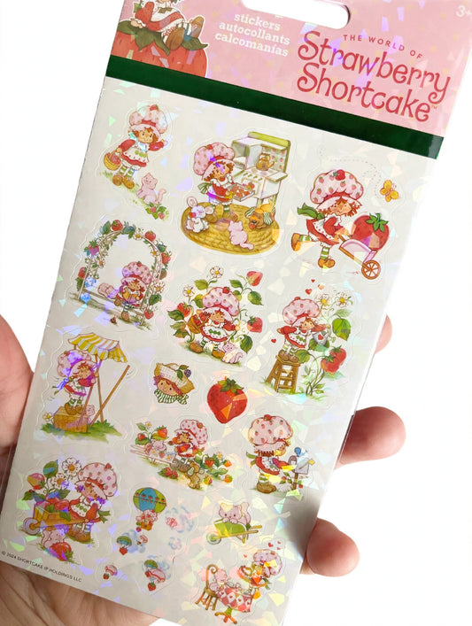 Strawberry Shortcake Sticker Set – 4 Sheets 🍓