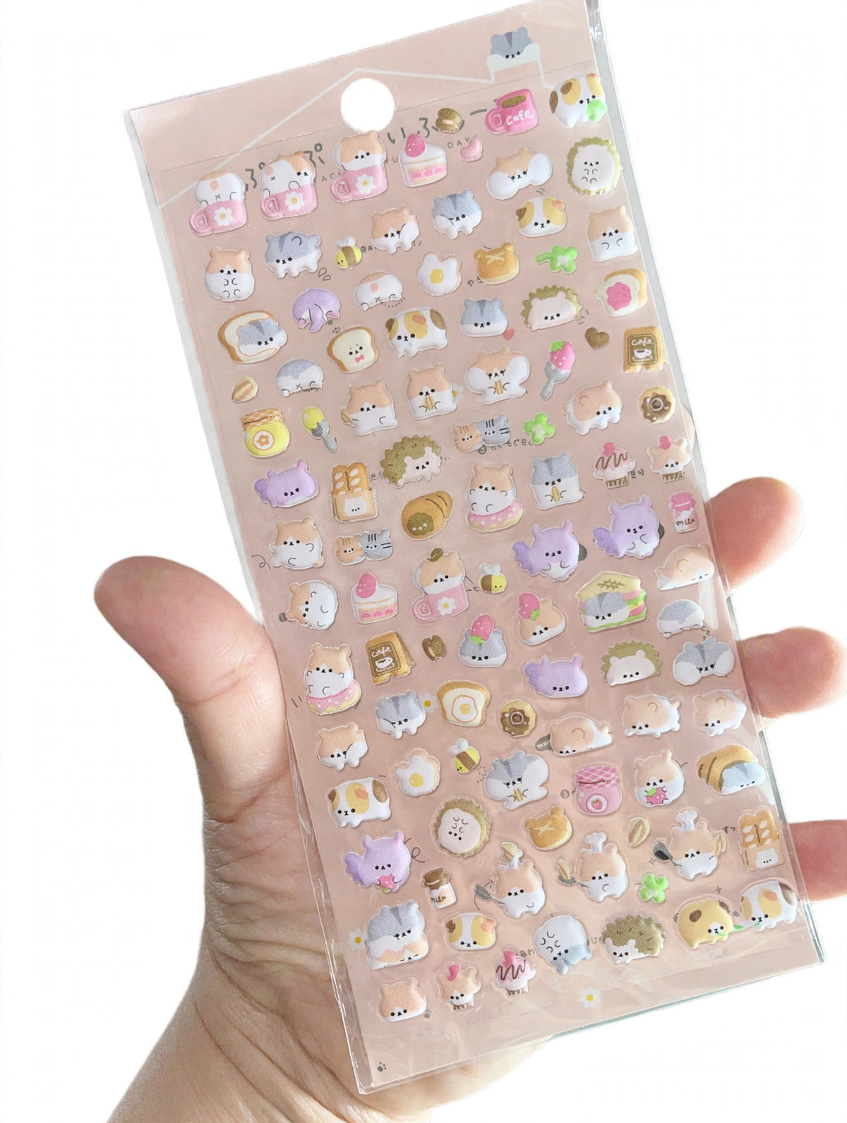 ✨ Puffy Animal Café Stickers