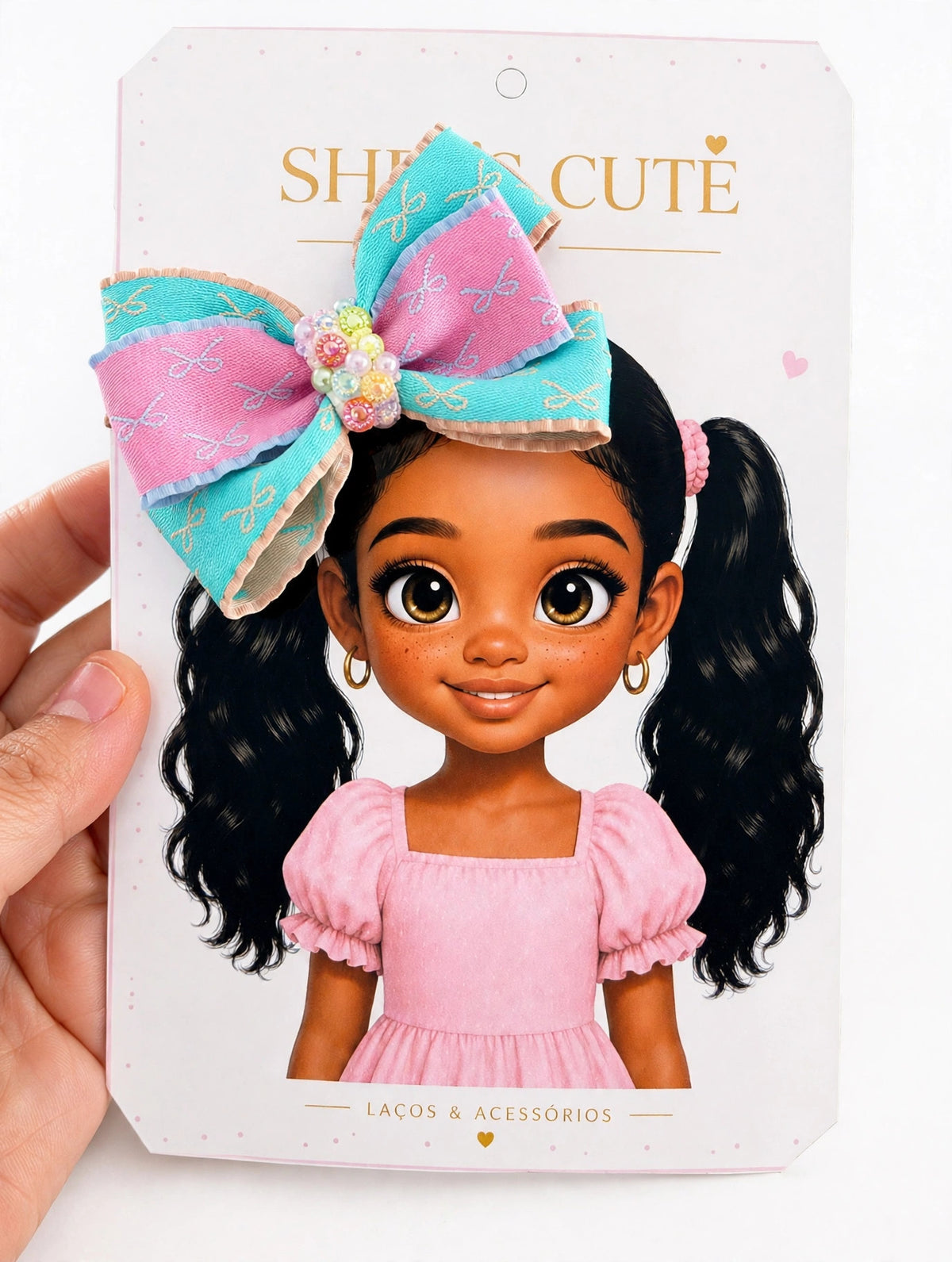 Cecília Pastel Bow Set