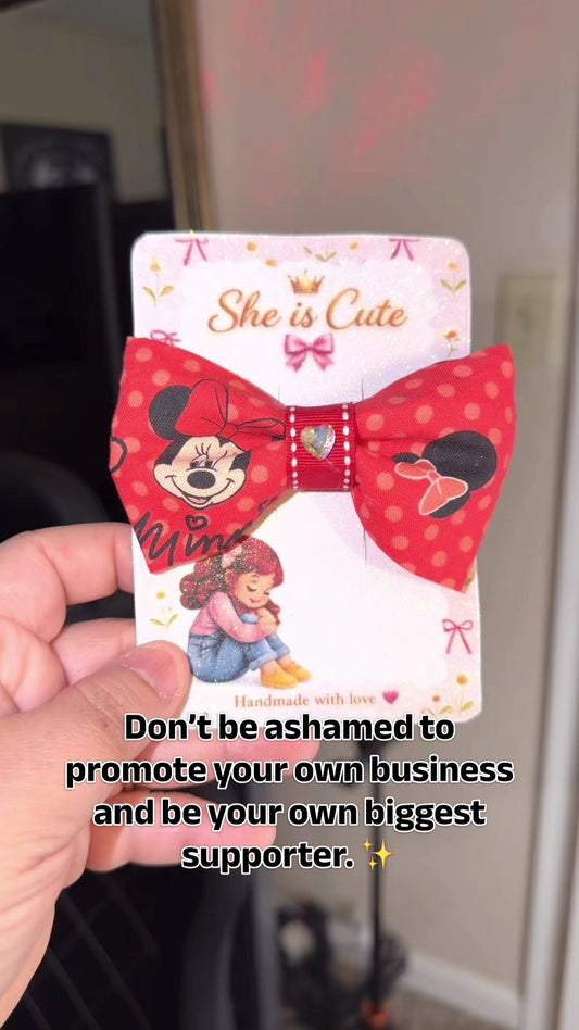 Sweet Mouse Polka Dot Bow